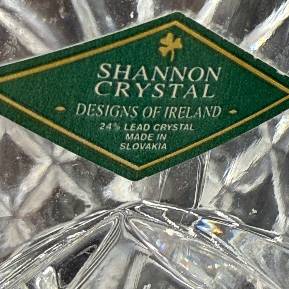 Crystal Ice Bucket made In Shannon Ireland.  Ralph Lauren home decor! - Picture 2 of 6
